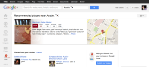 GplusLocal Google+ Local Austin recommendation
